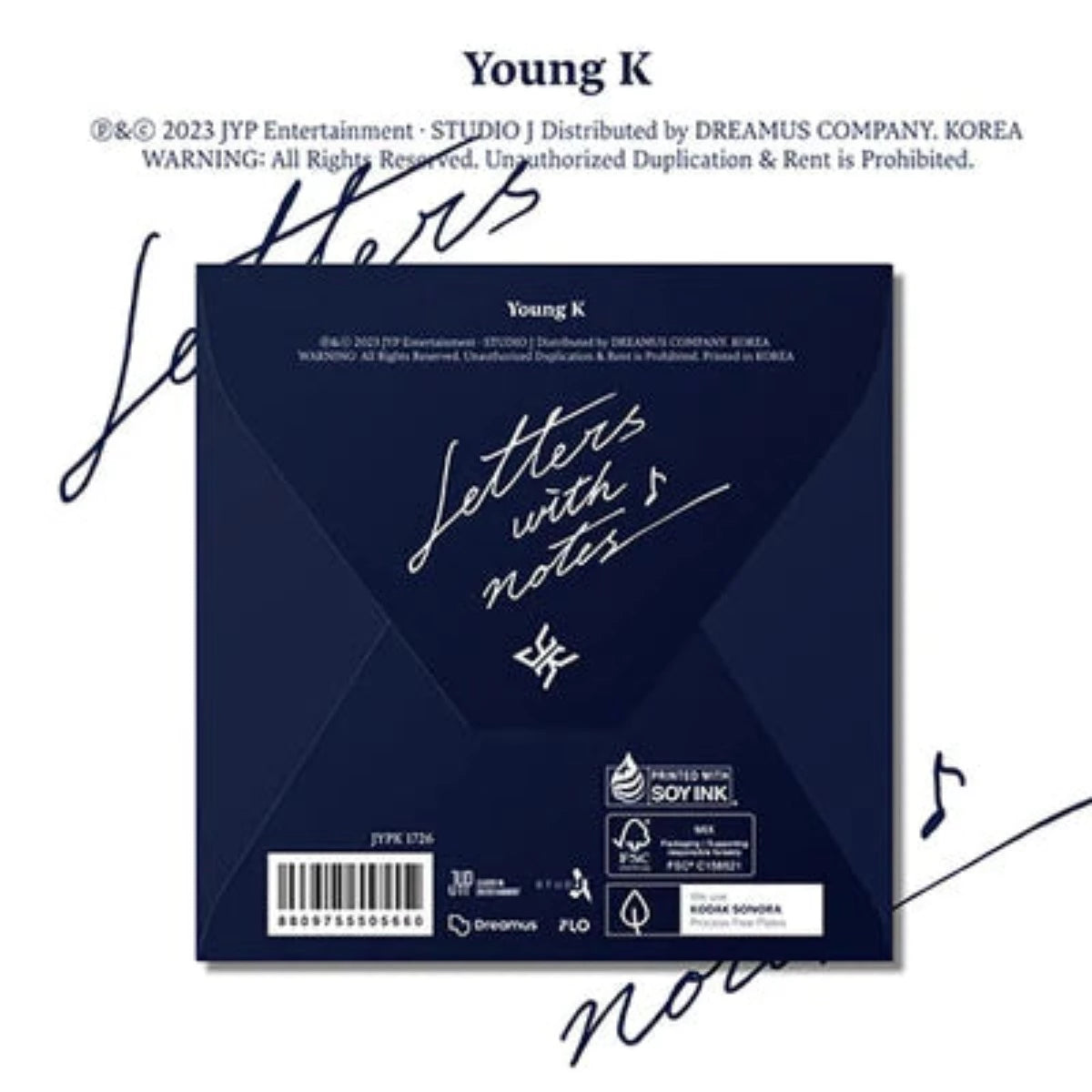 DAY6: Young K Vol. 1 - Letters with notes (Digipack Version)