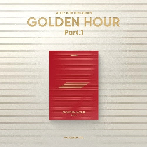 ATEEZ 10TH MINI ALBUM - GOLDEN HOUR : PART 1 (POCA ALBUM)