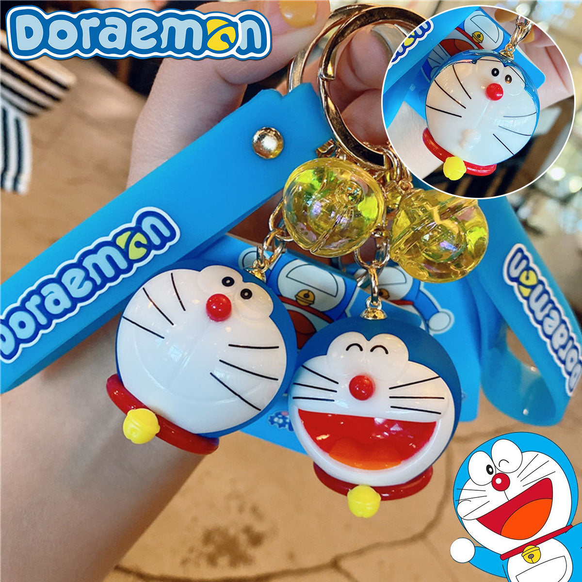 Key Holder - Doraemon Bell Head