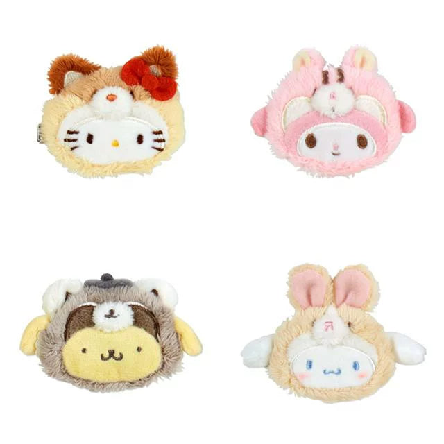 Mystery Box - Sanrio Character x Animal Crossing Plush Hair Clips (Japan Limited Edition) (1 piece)
