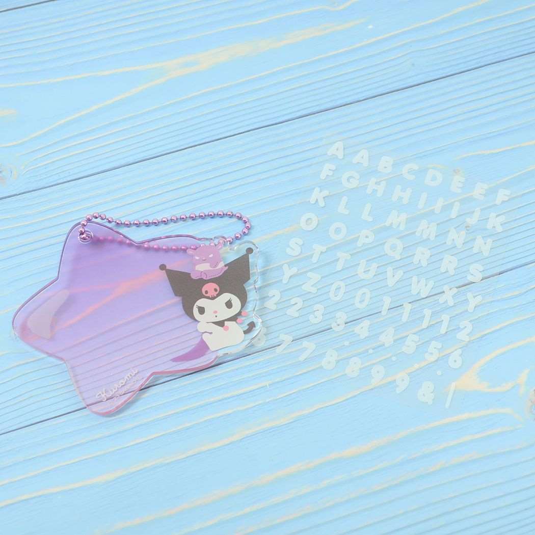 Key Chain - Sanrio Acrylic Star with Sticker (Japan Edition)