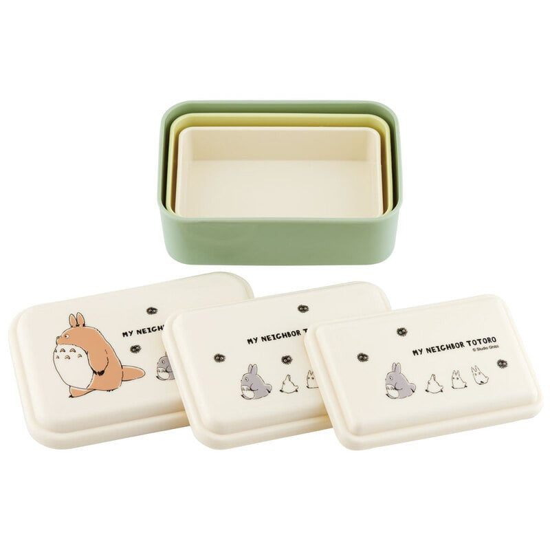 Food Container - My Neighbor Totoro 3in1 Rectangle (Japan Edition)