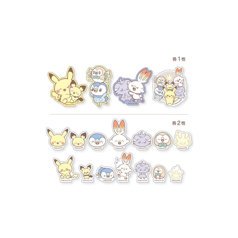 Sticker - Pokémon Flake Blue 32 pieces (Japan Edition)