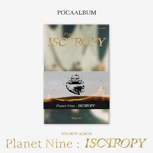 ONEWE 3RD MINI ALBUM - PLANET NINE : ISOTROPY (POCAALBUM)