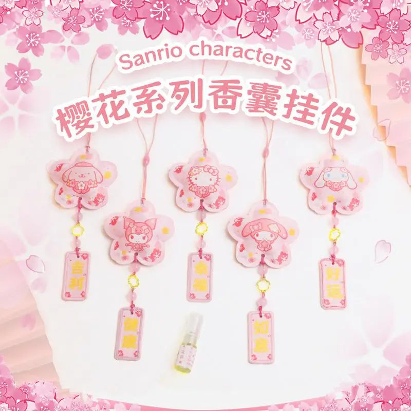 Lucky Charm -Sanrio Character Sakura Flower Shape