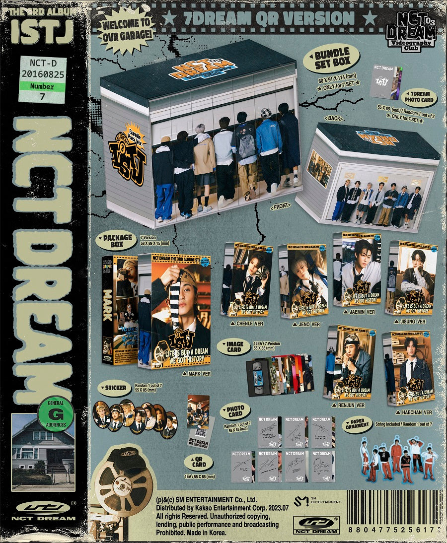 NCT Dream Vol. 3 - ISTJ (7DREAM QR Version) (Smart Album)