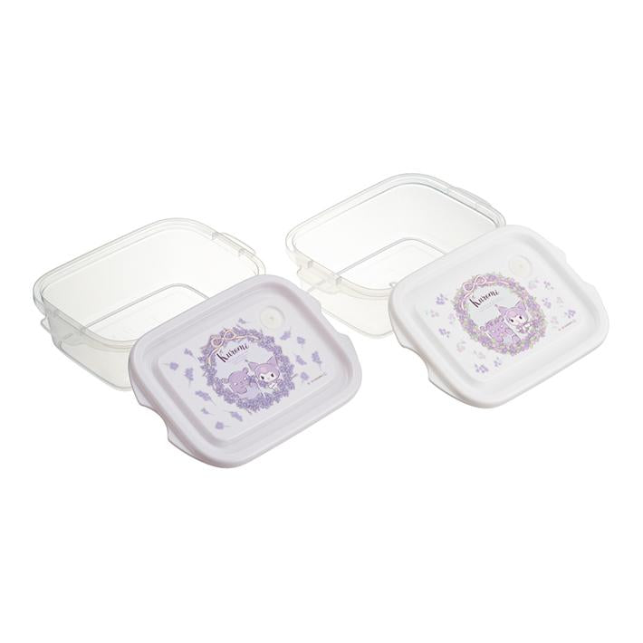 Food Container - Sanrio Kuromi Antibacterial 500ml Set of 2 (Japan Edition)