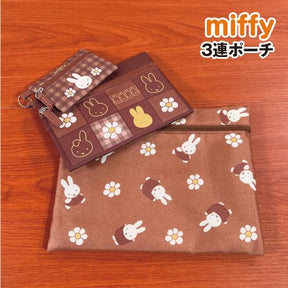 Pouch Set 3in1 - Miffy Chocolate (Japan Edition)