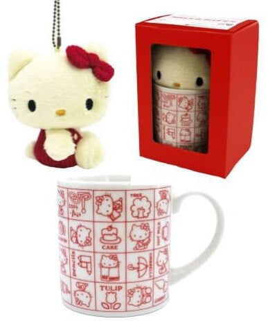 Mug With Plush - Hello Kitty Red (Japan Edition)