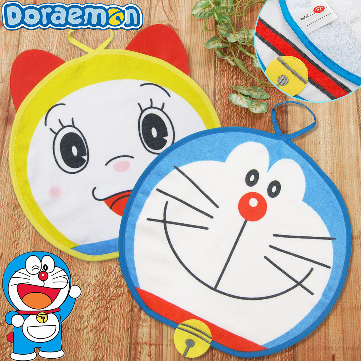 Hand Towel - Japan Doraemon & Dorami