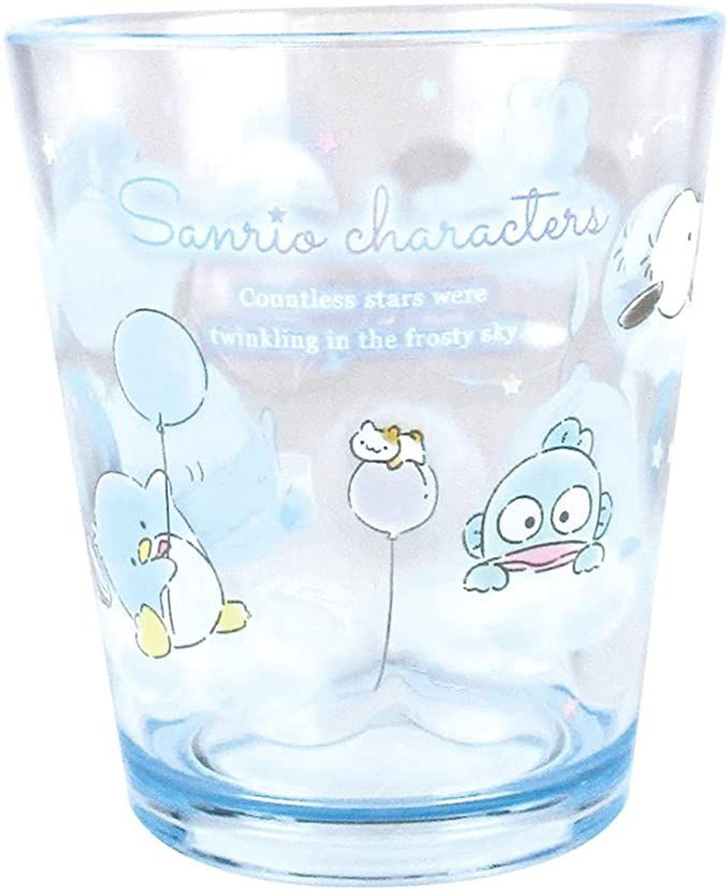 Cup Acrylic Clear - Sanrio Characters Blue (Japan Edition)