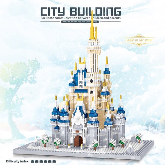 iBlock - City Building Castle in The Snow 4775pcs