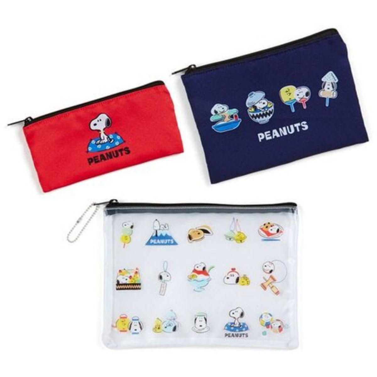 Pouch - Snoopy Zipped 3in1 Set