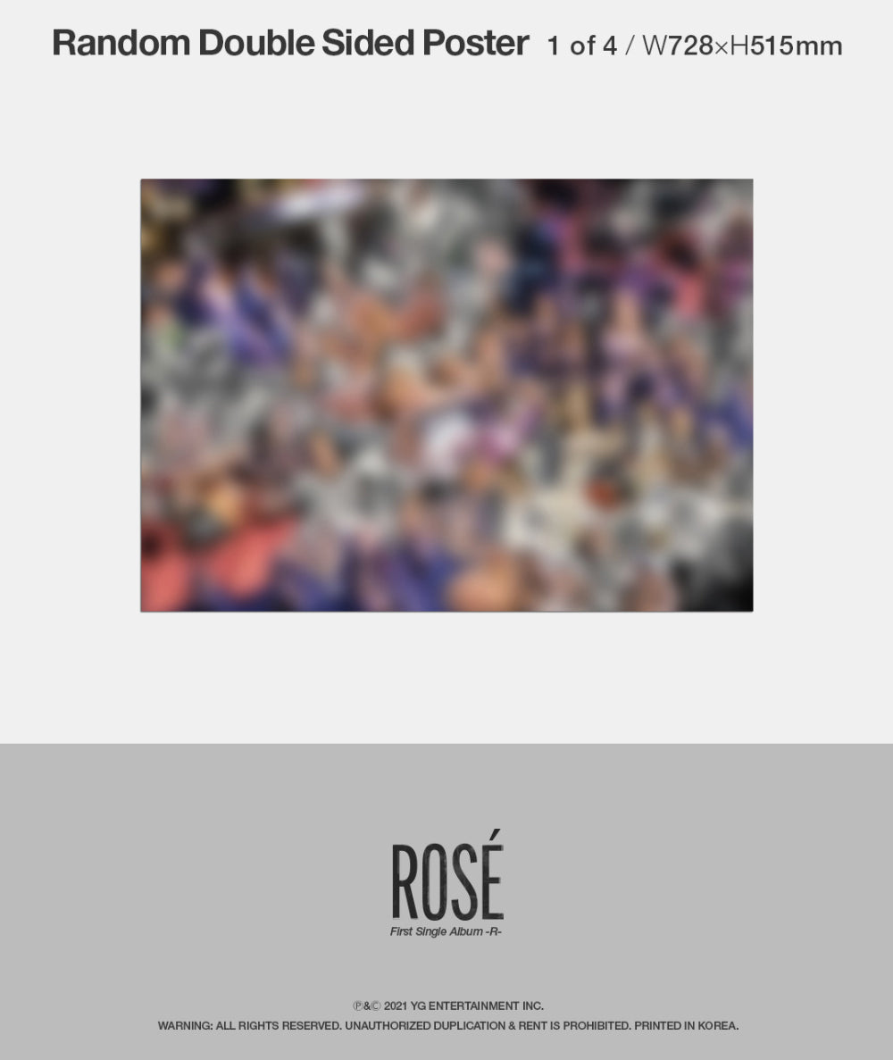 BLACKPINK: Rosé Single Album Vol. 1 -R-