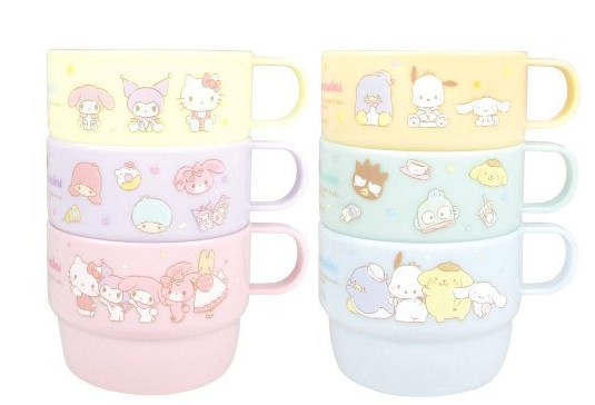 Cup - Sanrio Characters 3 in 1 Set (Japan Edition)
