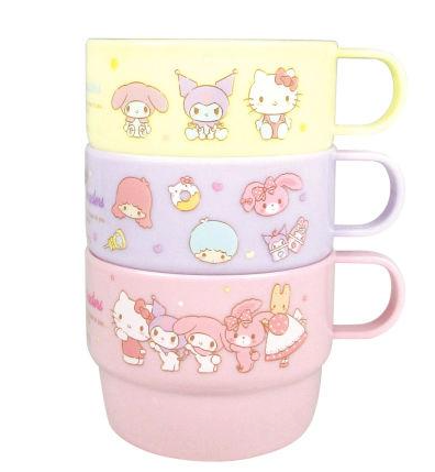 Cup - Sanrio Characters 3 in 1 Set (Japan Edition)