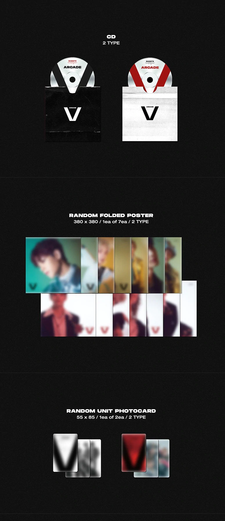GHOST9 Mini Album Vol. 6 - ARCADE : V