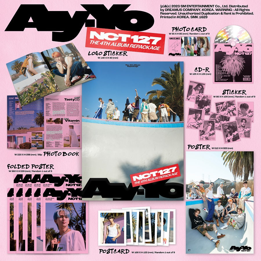 NCT 127 Vol. 4 Repackage - Ay-Yo
