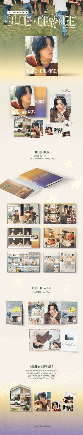 NCT 127 Photobook - BLUE TO ORANGE : House of Love