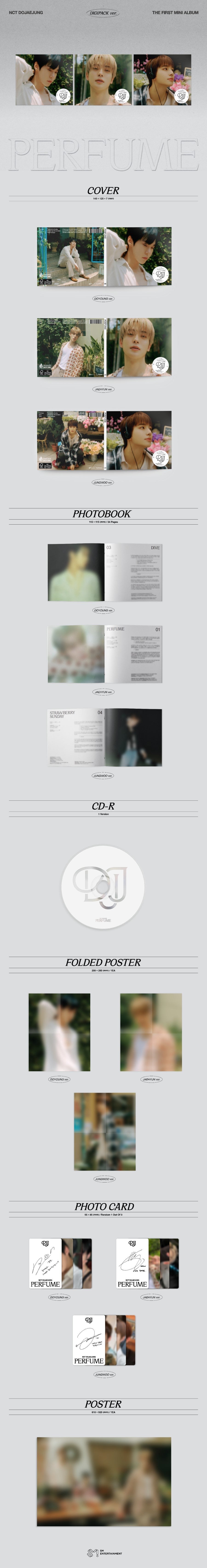 NCT DOJAEJUNG Mini Album Vol. 1 - PERFUME (Digipack Version)