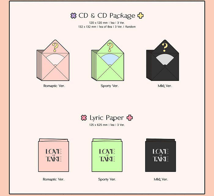 Pentagon Mini Album Vol. 11 - LOVE or TAKE