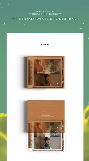 Super Junior Special Single Album - The Road: Winter for Spring (First Press Limited Edition)