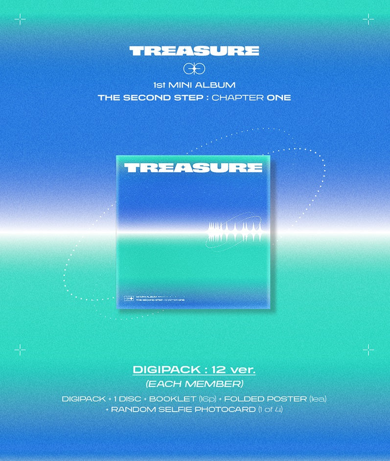 TREASURE Mini Album Vol. 1 - The Second Step : Chapter One (Digipack Version)