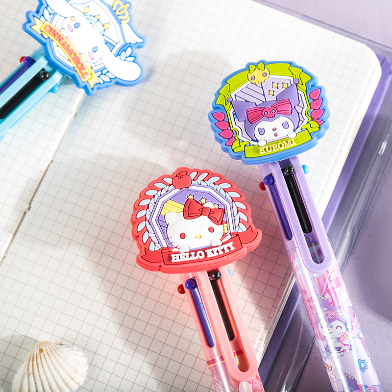 6-Color Pen - Sanrio Characters 0.5mm