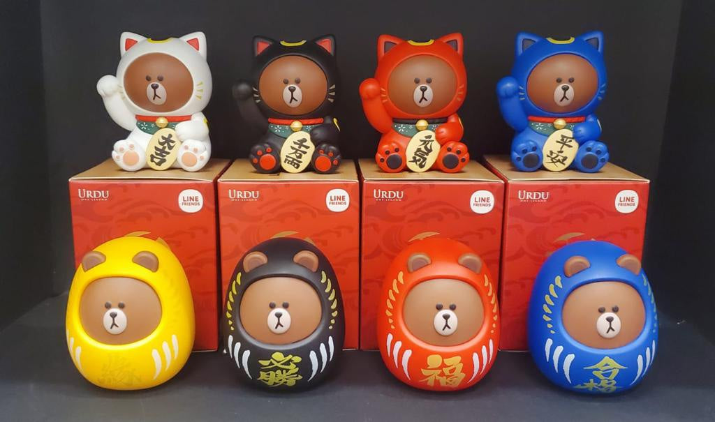 Mystery Box  LINE friends Brown Good Lucky 8 Styles