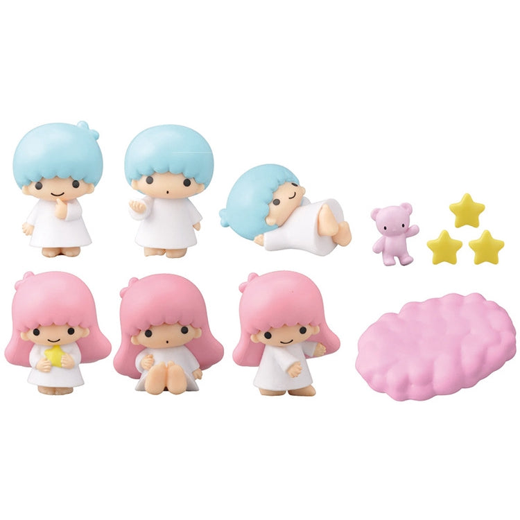 Figure Sanrio Characters Little Twin Stars 7+4in1 Set