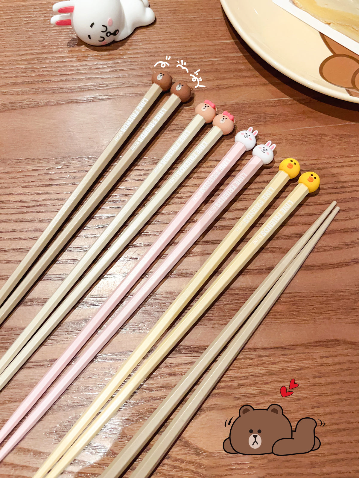 Chopsticks - Line Friends 4in1