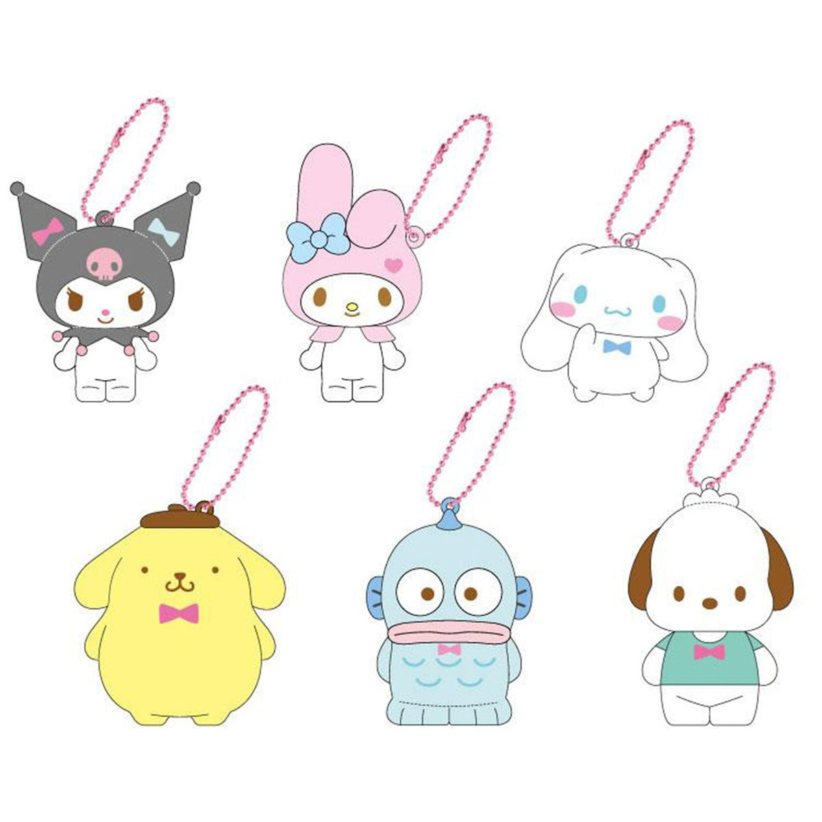 Hanging Squishy Mascot 2 - Sanrio Characters 6 styles