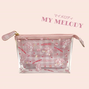 Pouch - Sanrio Character Clear + Checkers (Japan Edition)