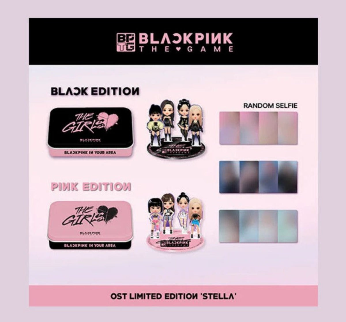 BLACKPINK THE GAME OST : THE GIRLS (Stella Version) (Limited Edition)