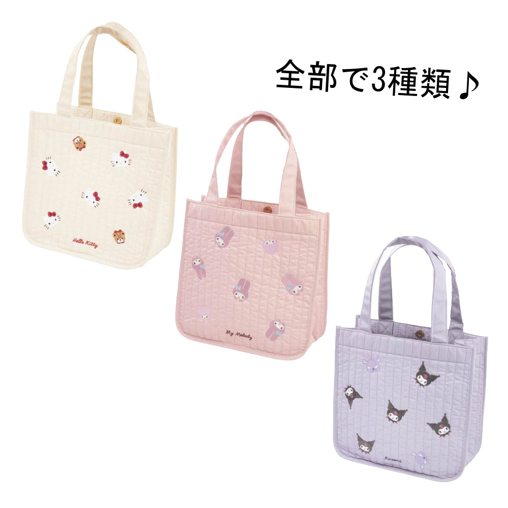 Lunch Bag Quilted Stitch - Sanrio Character (Japan Edition)