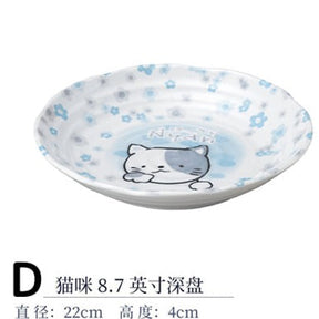 Bowl/Dish Ceramic Cat Nyan (Japan Edition)
