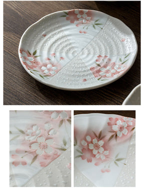 Plate - Sakura 24cm (Made in Japan)