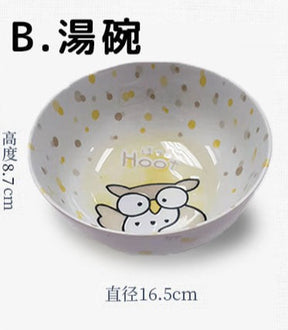 Bowl Ceramic - Owl Hoot (Japan Edition)