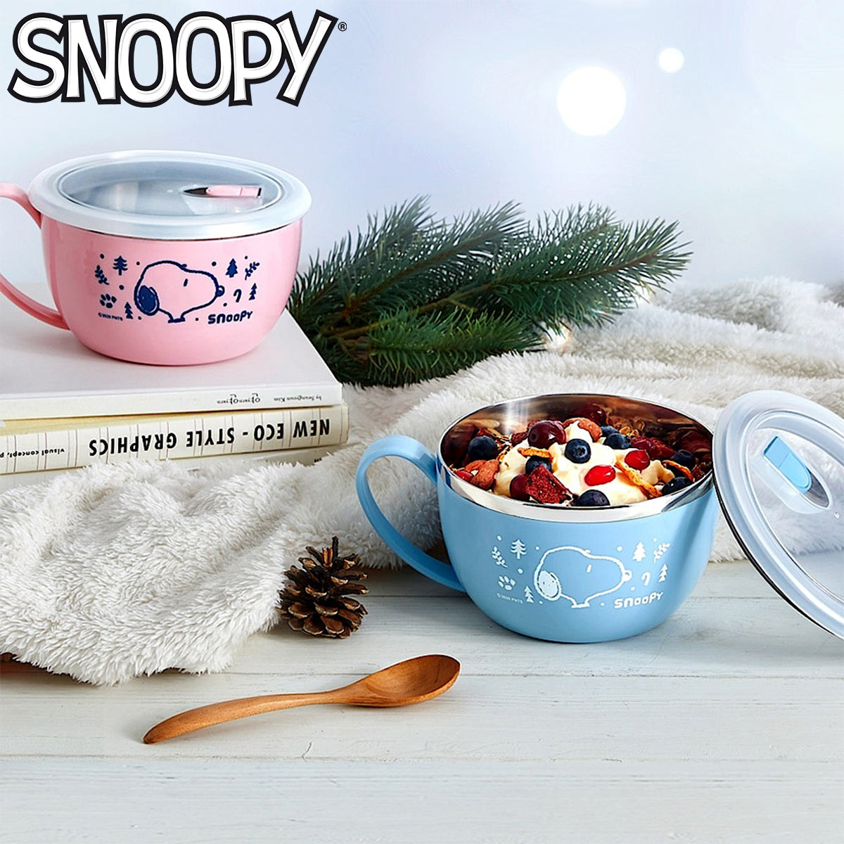 Noodle Bowl - Snoopy Stainless Steel (Taiwan Edition)