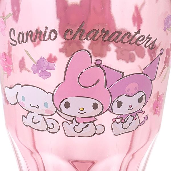 Tall Cup Sanrio Characters Acrylic Clear 380ml (Japan Edition)