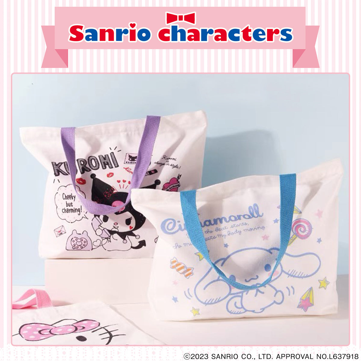 Tote Bag - Sanrio Cinnamoroll/Kuromi
