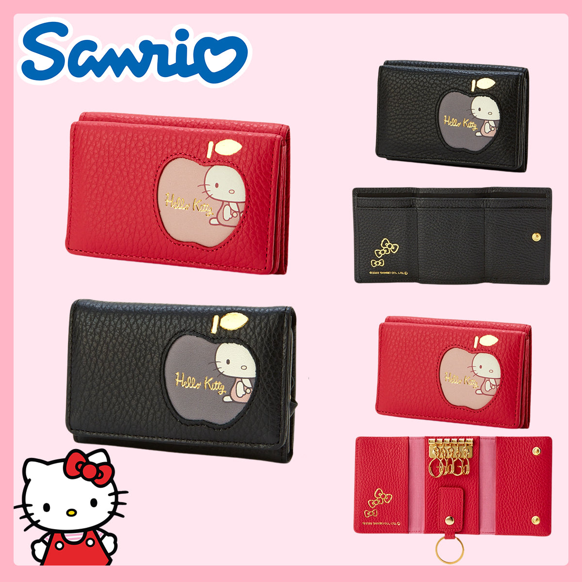 3-Fold Wallet Hello Kitty