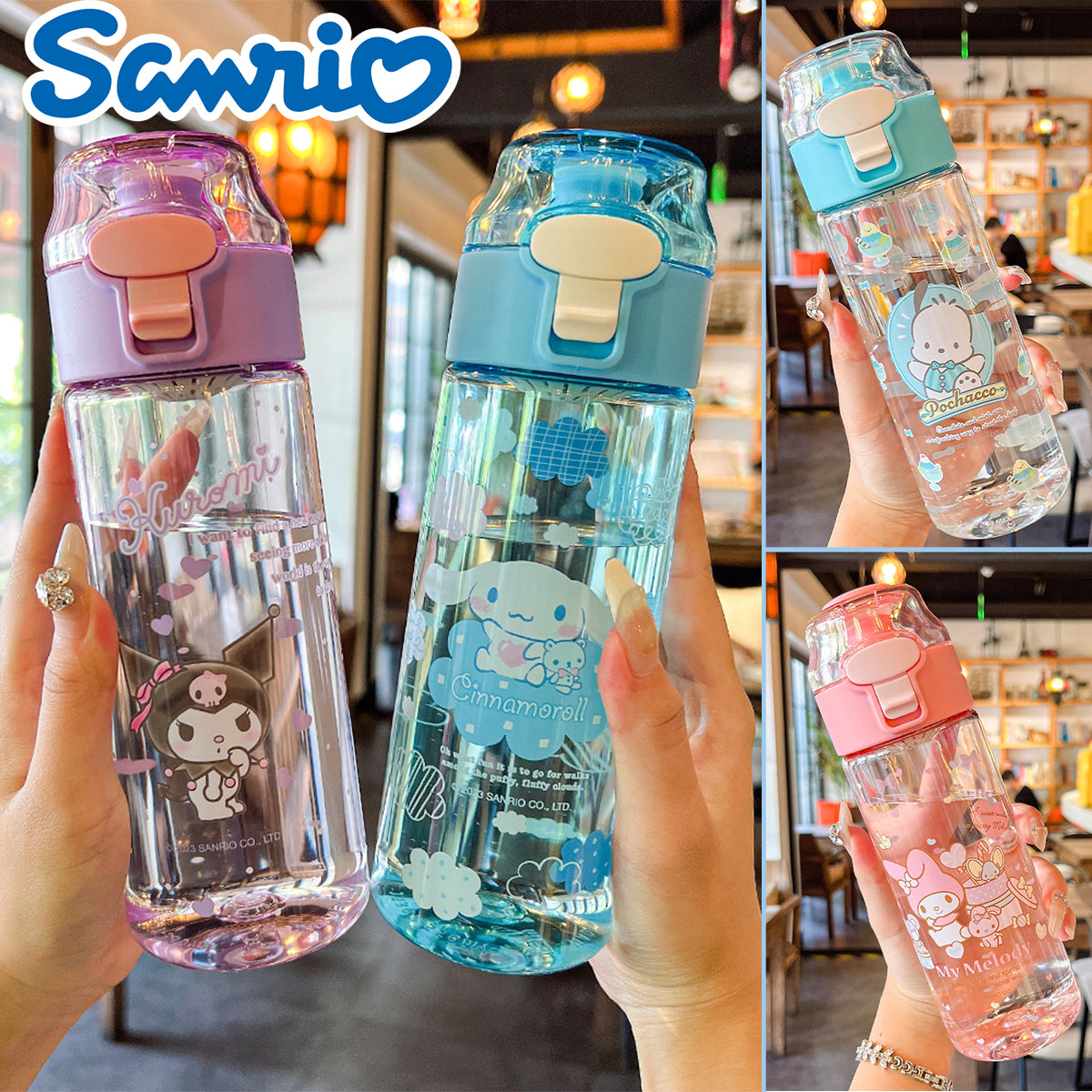 Travel Bottle - Sanrio Characters 550ml