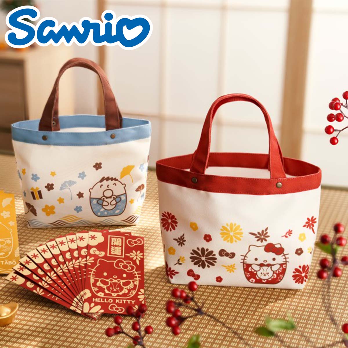 Lunch Bag - HK711 Sanrio Character Japanese Style