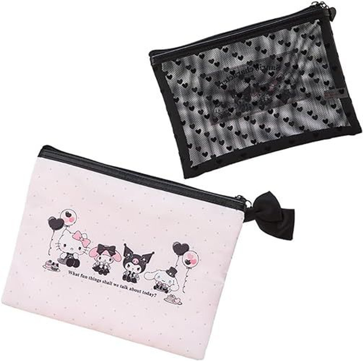 Flat Pouch Set - Sanrio Character 2 pouches (Limited Japan Edition)