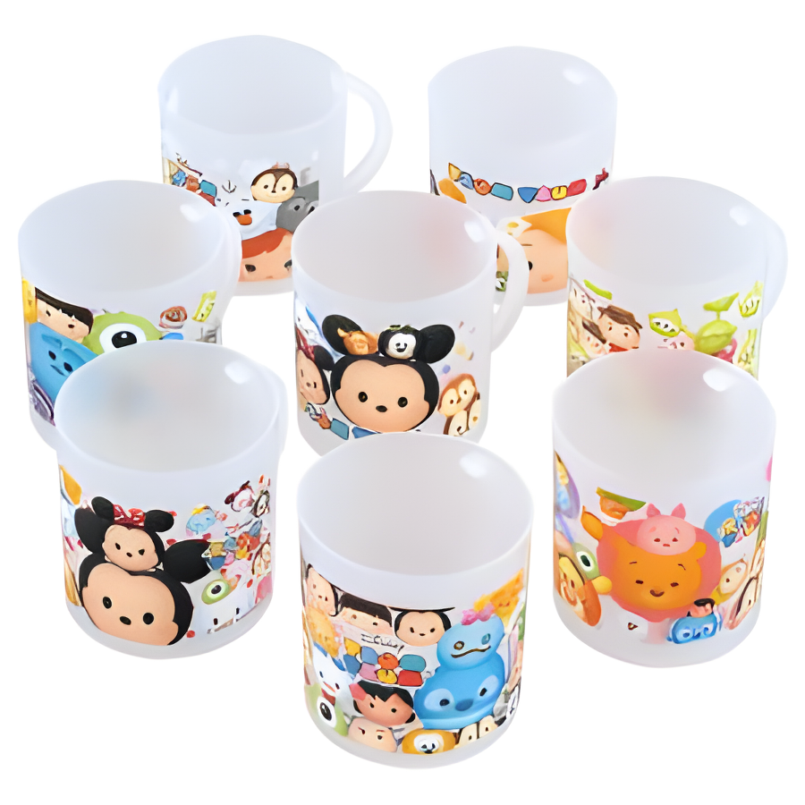 Cup Resin Disney Tsum Tsum 8in1 Set (Japan Edition)