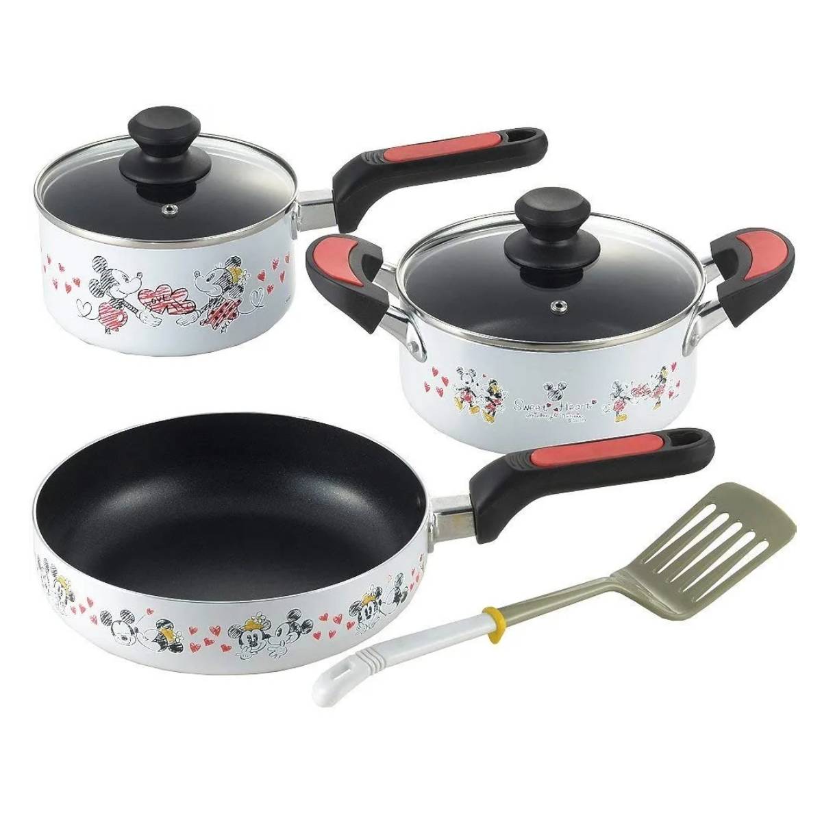 Pan Set Mickey & Minnie Mouse 4in1