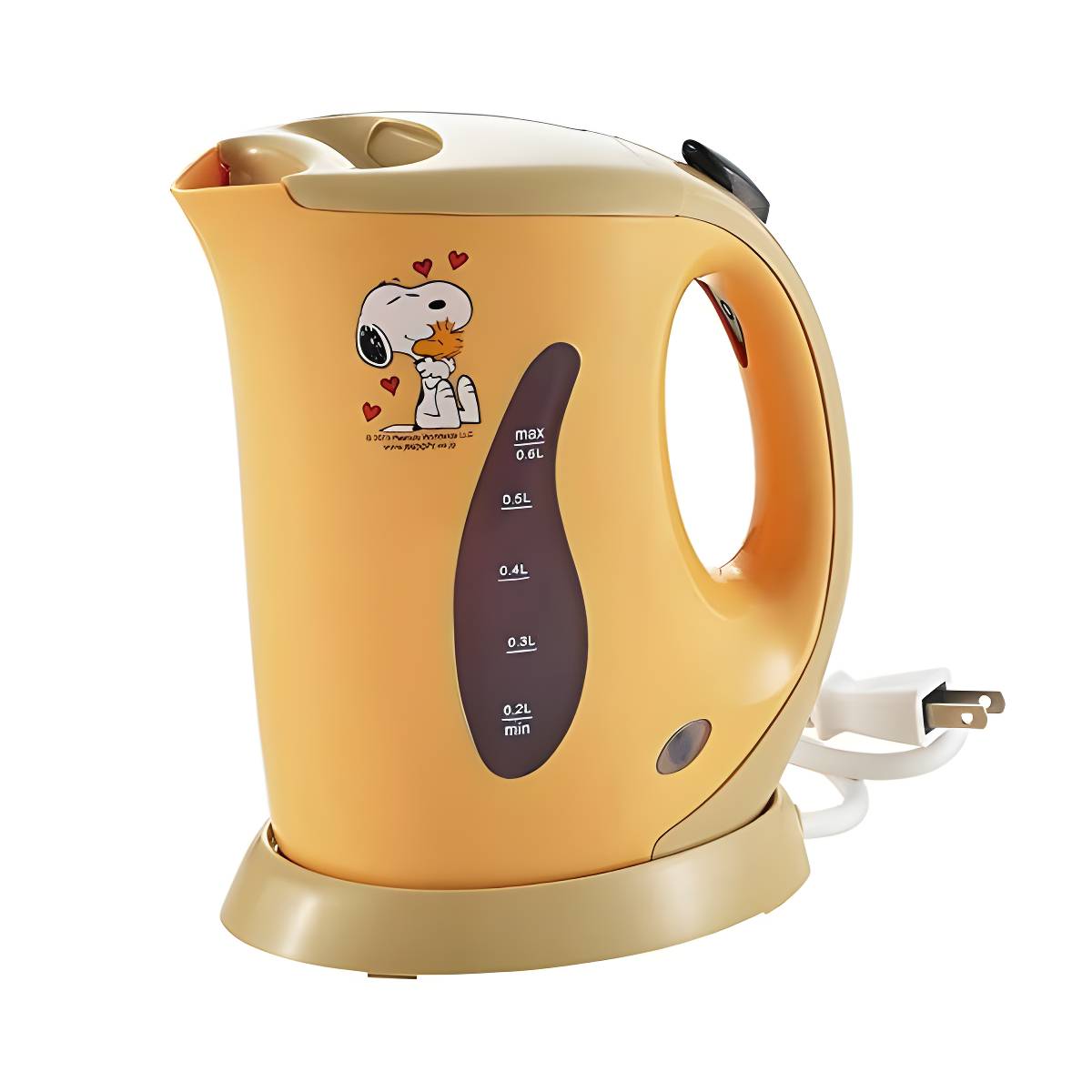 Electric Kettle - Snoopy 0.6L Yellow (Japan Edition)