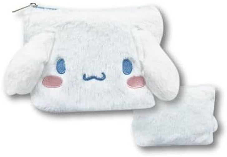 Fluffy Cosmetic Pouch - Sanrio Character (Japan Edition)