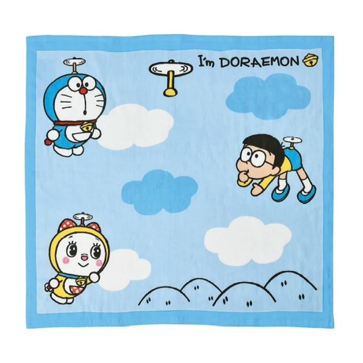 Square Towel Doraemon Meter 90x90cm